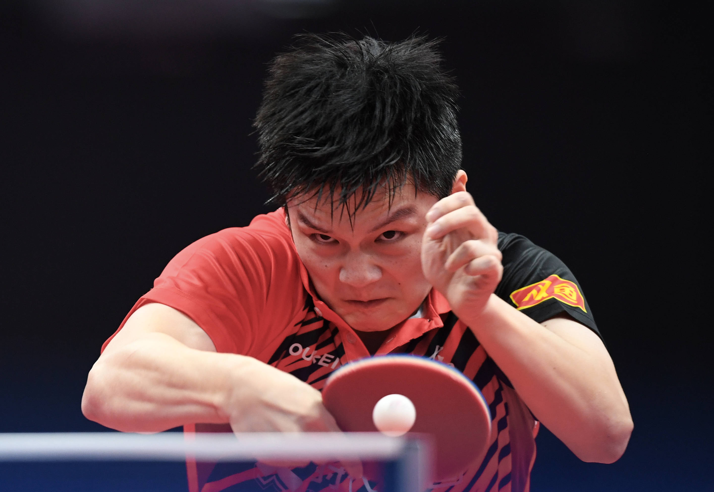 奥地利乒乓球队强势德国乒乓球队，樊振东爆发神勇